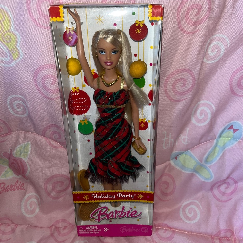 Barbie Holiday Party Doll 2008 New In Box M3541 Mattel